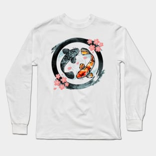 Sakura Koi Long Sleeve T-Shirt